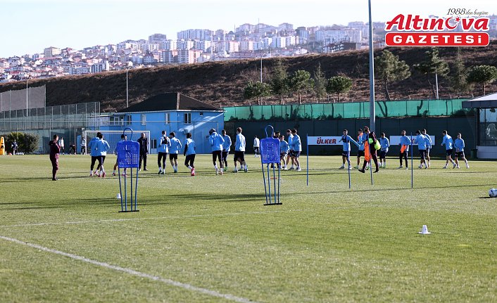 Trabzonspor, Kayserispor maçının hazırlıklarını sürdürdü
