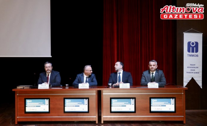 AFAD Deprem Dairesi Başkanı Prof. Dr. Akgün, Trabzon'da konuştu: