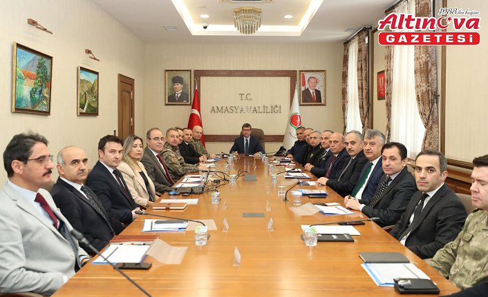 Amasya'da 12-22 Haziran Uluslararası Atatürk Kültür ve Sanat Festivali toplantısı yapıldı