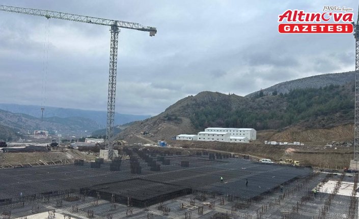 Amasya'da 600 yataklı devlet hastanesi inşaatı sürüyor