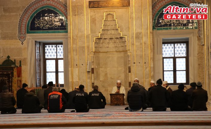 Amasya’da 6 Şubat depremlerinin yıl dönümünde mevlit okutuldu