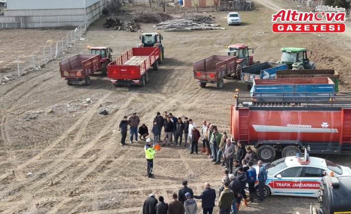 Amasya'da traktör sürücülerine eğitim verildi