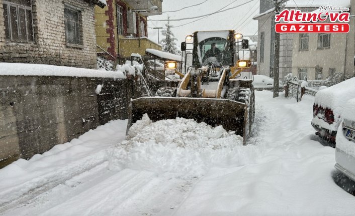 Bartın'da kar etkisini sürdürüyor
