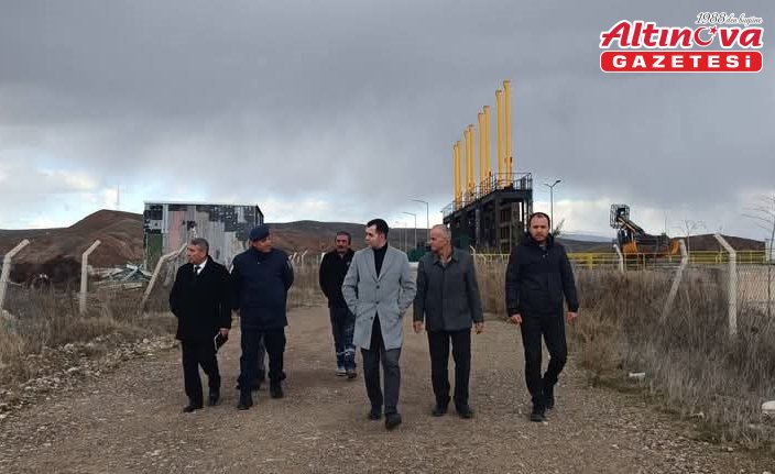 Bayat Kaymakamı Yüce'den hidroelektrik santraline ziyaret