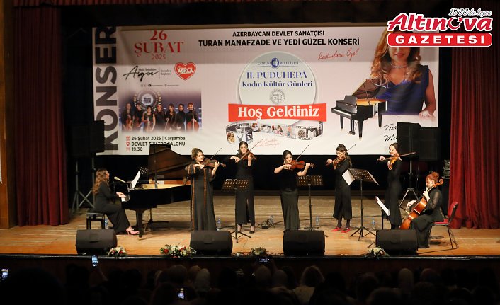 Çorum'da “Turan Manafzade ve Yedi Güzel“ konseri yapıldı