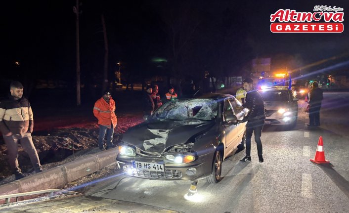 Çorum'da otomobilin çarptığı yaya hayatını kaybetti