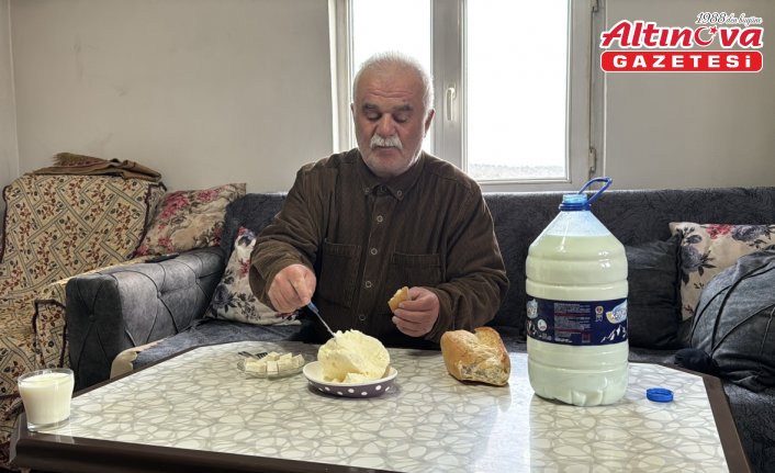 Doğal süt ürünleriyle beslenmek için bıraktığı hayvancılığa yeniden başladı