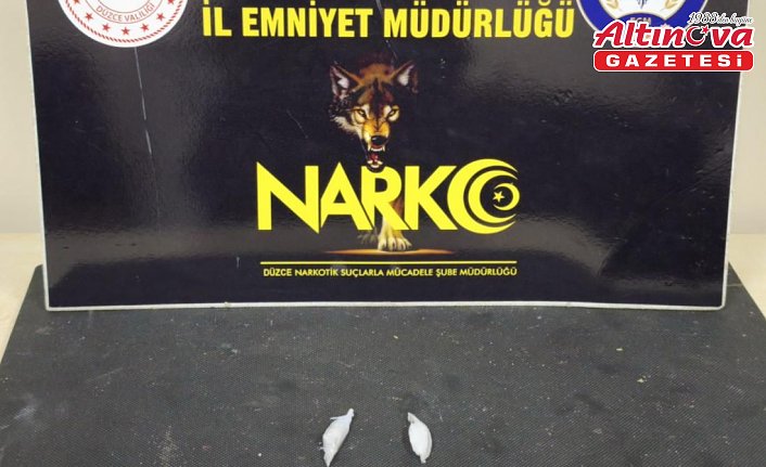 Düzce'de uyuşturucu operasyonunda 1 şüpheli tutuklandı