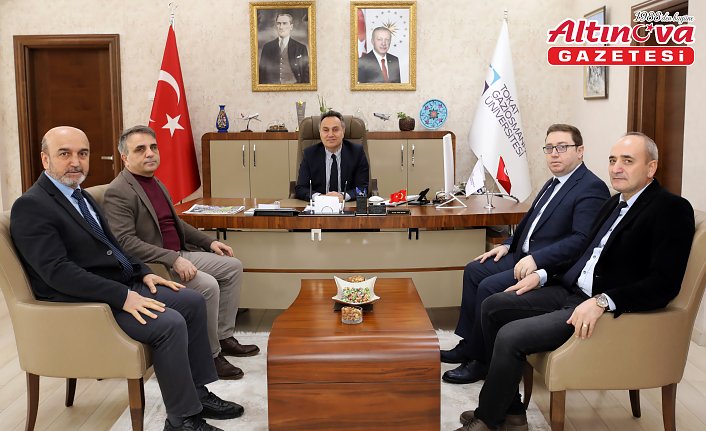 Erbaa Kaymakamı Demirayak'tan Rektör Yılmaz'a ziyaret