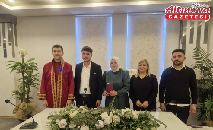 Erbaa Belediye Başkanı Karagöl, 14 Şubat'ta 2 çiftin nikahını kıydı