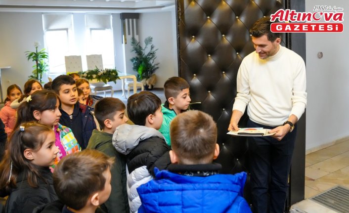 Erbaa'da çevreci öğrenciler Belediye Başkanı Karagöl'ü ziyaret etti