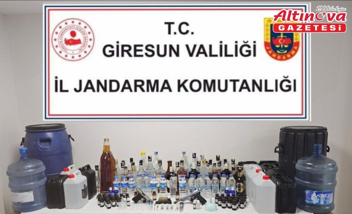 Giresun'da sahte içki operasyonu