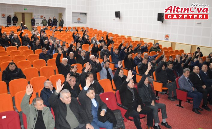 Havza Muhtarları Derneği Başkanı Şahin güven tazeledi