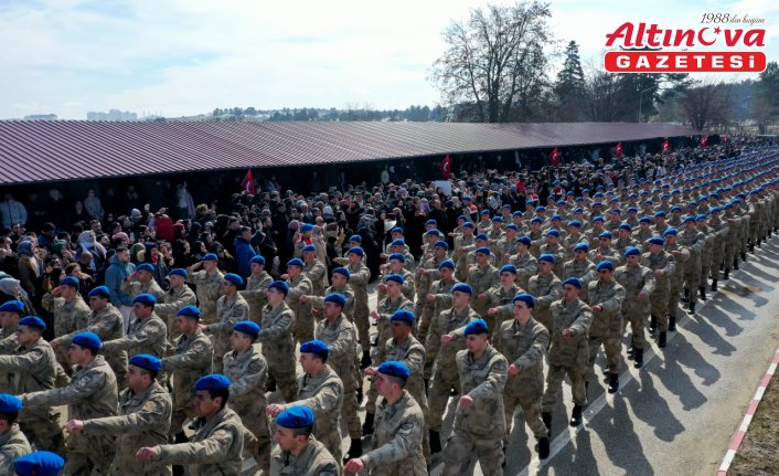 Kastamonu'da eğitimlerini tamamlayan uzman erbaşlar yemin etti