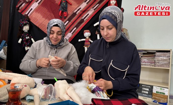 Kültürel ve yöresel değerler bez bebeklerle geleceğe taşınacak