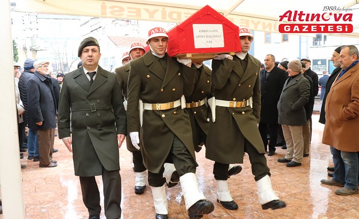 Ordu'da Kıbrıs gazisi Balcıoğlu son yolculuğuna uğurlandı