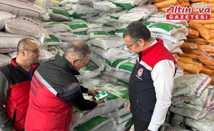 Ordu'da gübre dağıtımı yapan firmalar denetlendi
