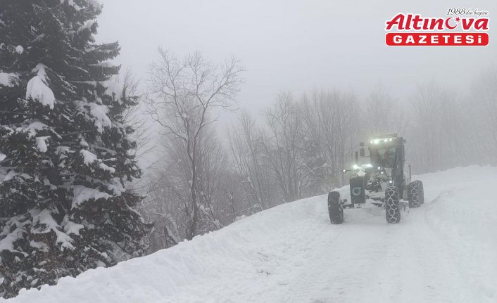 Ordu'da karla mücadele çalışmaları