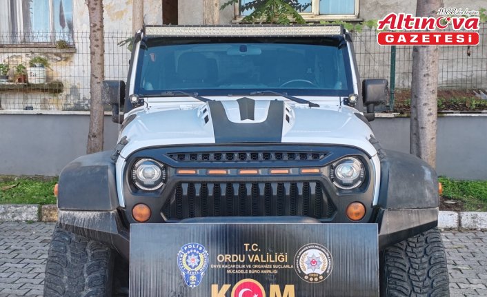 Ordu'da motor şase numaralarını değiştiren 1 şüpheli yakalandı