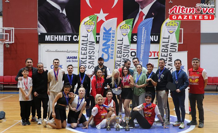 Samsun'da pickleball şampiyonası sona erdi