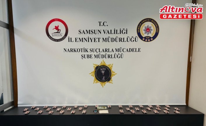 Samsun'da uyuşturucu operasyonunda 3 zanlı yakalandı