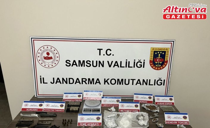 Samsun'da uyuşturucu operasyonunda 4 şüpheli yakalandı
