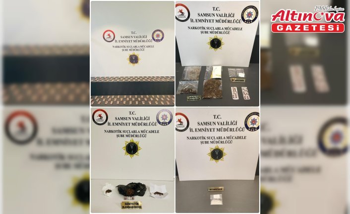 Samsun'da uyuşturucu operasyonunda 5 şüpheli yakalandı