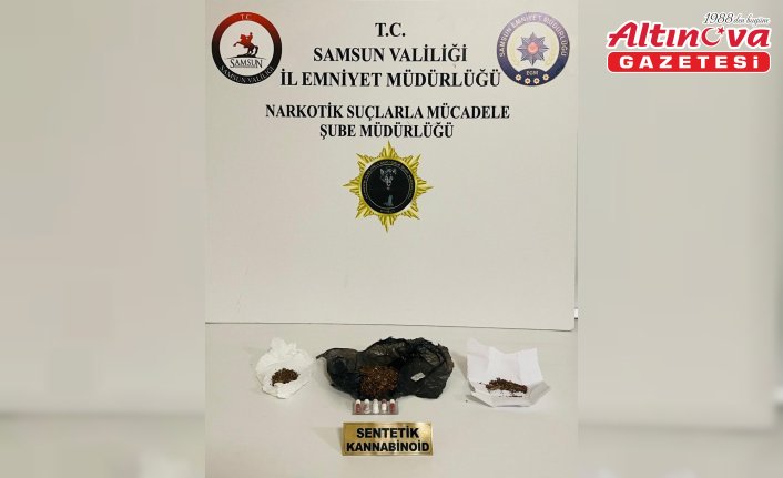Samsun'daki uyuşturucu operasyonlarında 4 zanlı yakalandı