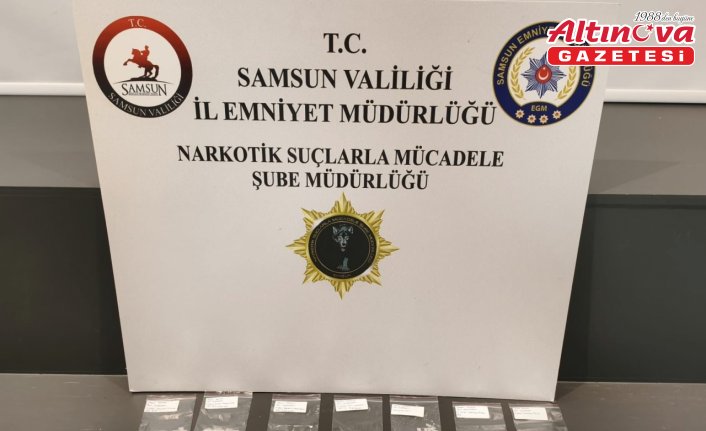 Samsun'daki uyuşturucu operasyonunda 2 kişi gözaltına alındı