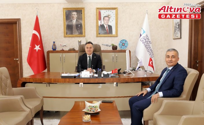 Sanayi ve Teknoloji İl Müdürü Ardahanlıoğlu'ndan Rektör Yılmaz'a ziyaret