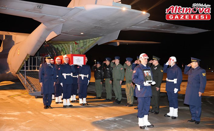 Şehit Piyade Sözleşmeli Er Mustafa Uslu'nun cenazesi Amasya'ya getirildi