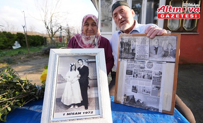 Sevgi ve saygıyla sürdürdükleri evliliklerinde yarım asrı geride bıraktılar
