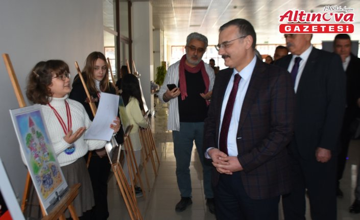 Sinop’ta deprem konulu karikatür sergisi açıldı