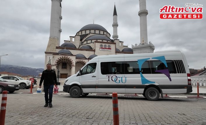 TOGÜ HİJYENLAB sıvı sabunları bölgedeki camilere ulaştırıldı