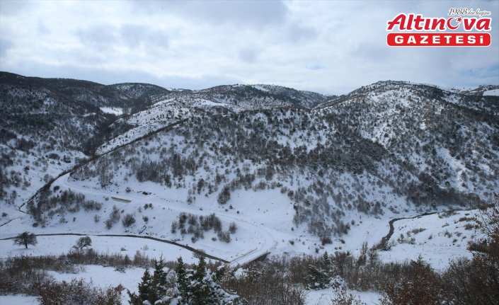 Tokat'ta kar yağışı etkili oldu