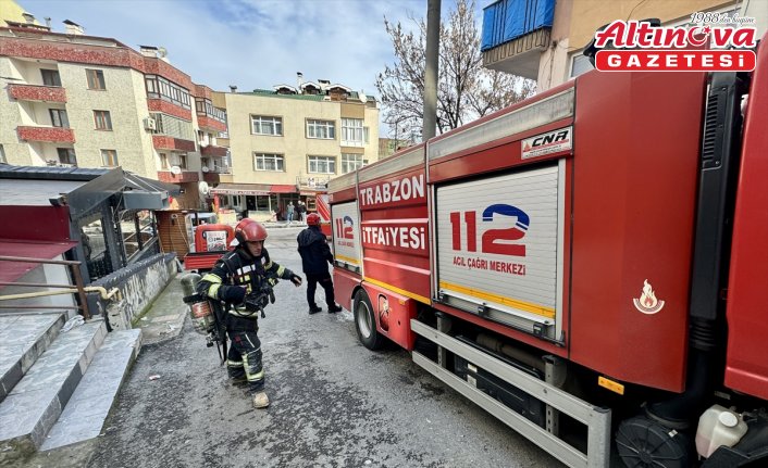 Trabzon'da evde çıkan yangında 1 kişi yaralandı