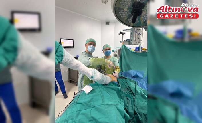 Trabzon'da kapalı omuz operasyonlarıyla hastalar sağlığına kavuşuyor