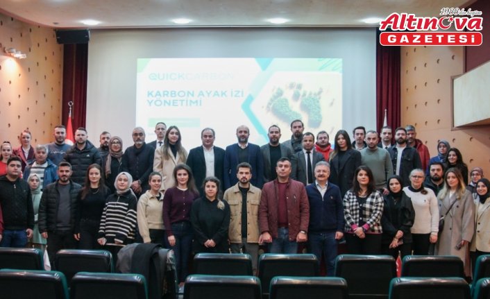 Trabzon'da “Karbon Ayak İzi Yönetimi“ konulu eğitim toplantısı gerçekleştirildi