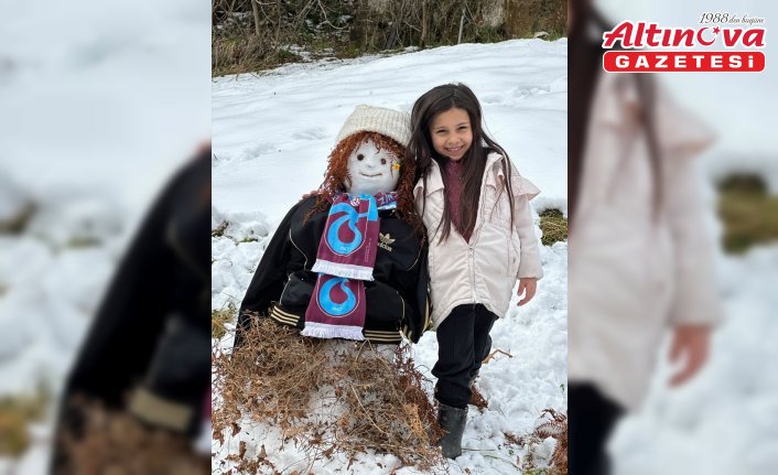 Trabzon'da “Kardan Adam Yarışması“ düzenlendi