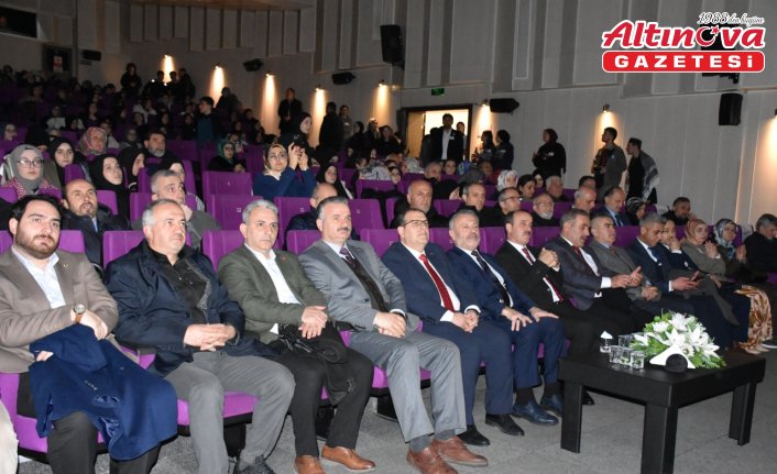 Trabzon'da lise öğrencileri “Filistin“ temalı program düzenledi