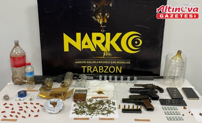 Trabzon'da uyuşturucu operasyonunda 11 şüpheli yakalandı