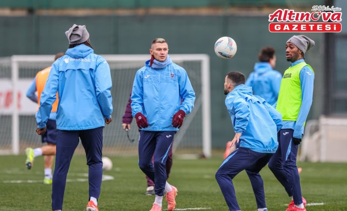Trabzonspor, Beşiktaş maçının hazırlıklarına devam etti