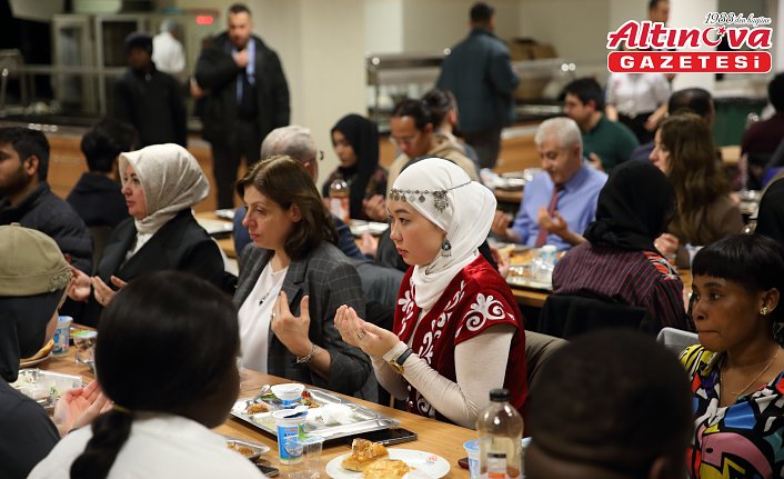 67 ülkeden üniversite öğrencisi Hitit Üniversitesinin iftar sofrasında buluştu