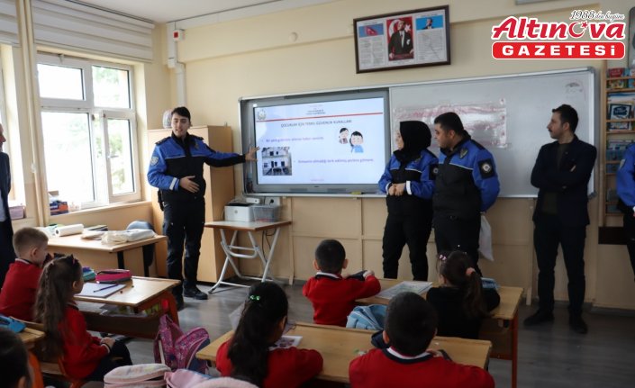Amasya’da ilkokul öğrencilerine güvenlik ve trafik eğitimi verildi