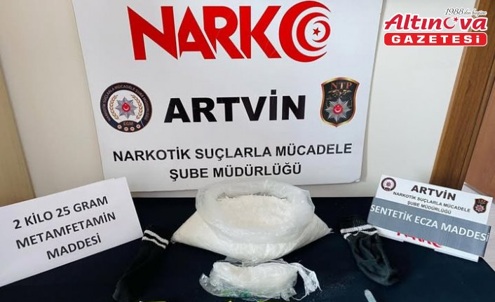 Artvin'de uyuşturucu operasyonunda 4 kişi tutuklandı