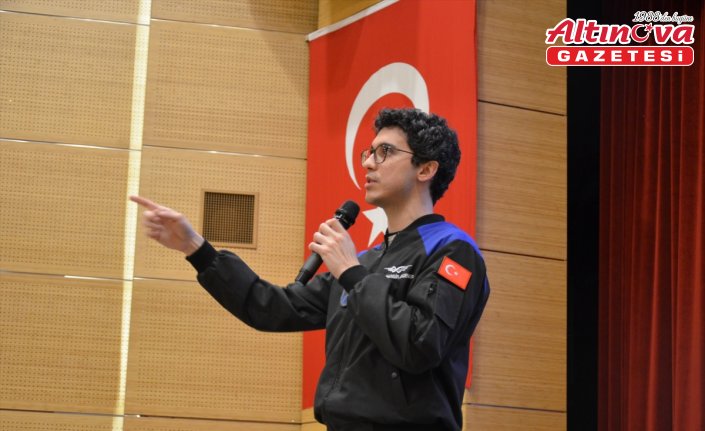 Astronot Tuva Cihangir Atasever, Sinop'ta öğrencilerle buluştu