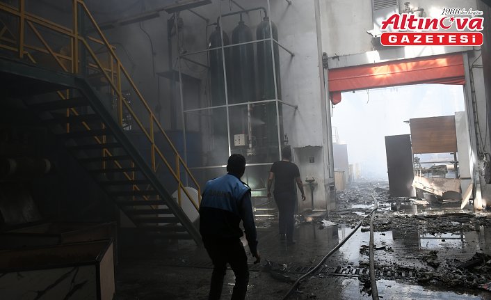 Bolu'da orman ürünleri işleme fabrikasında çıkan yangın kontrol altına alındı