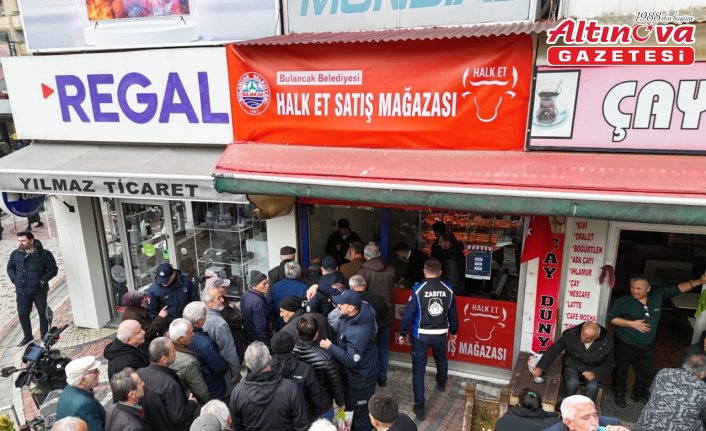 Bulancak Belediyesi uygun fiyatlı et için satış mağazası açtı