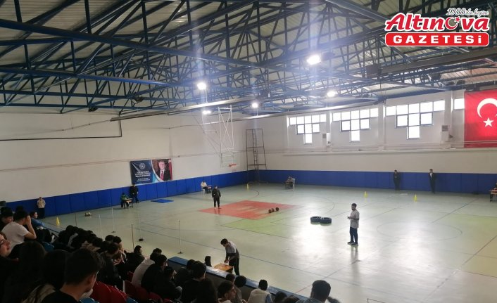 Cide'de öğrencilere yönelik “Fiziksel beceri parkuru“ düzenlendi