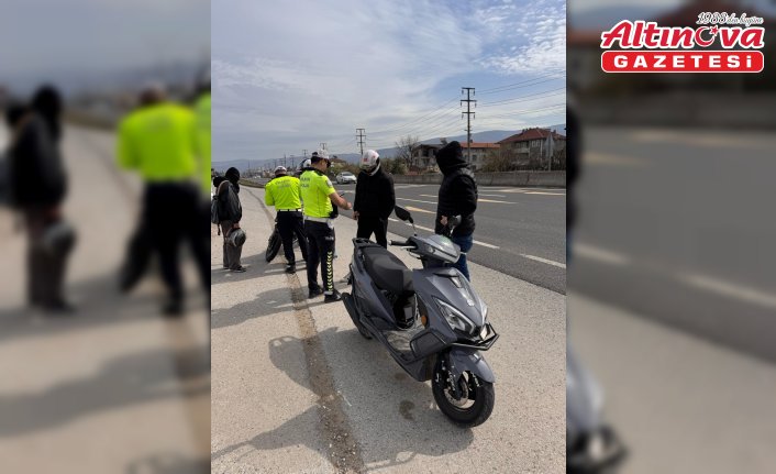 Düzce'de motosiklet denetimi yapıldı